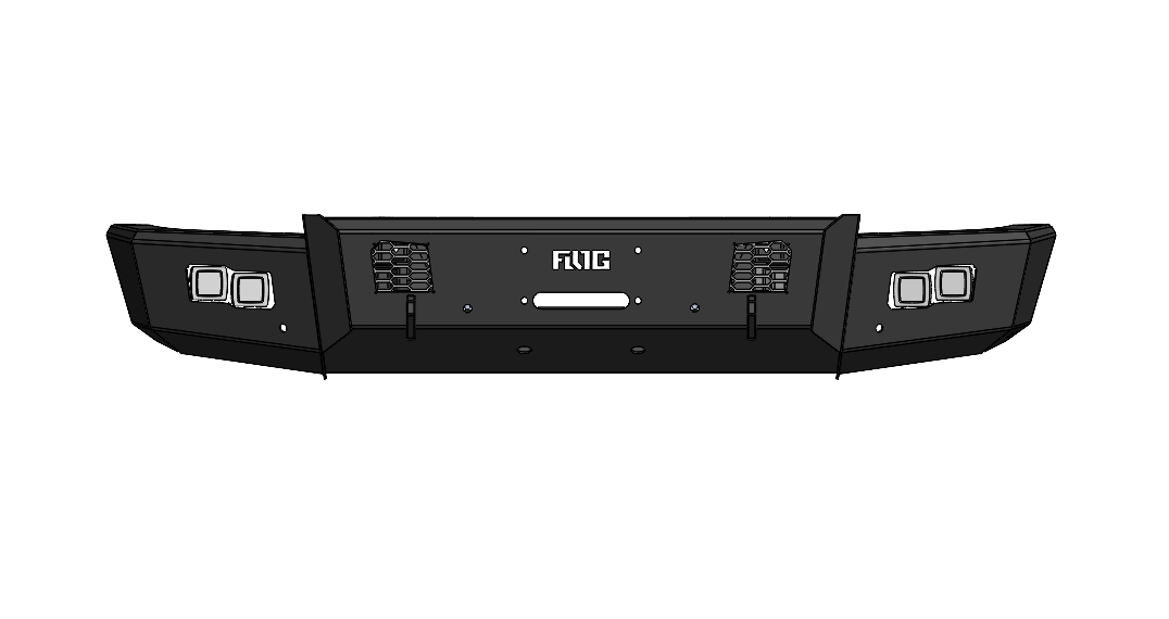 Frontier Series 2023+ Ford F250/F550 Front Bumper - Base Model