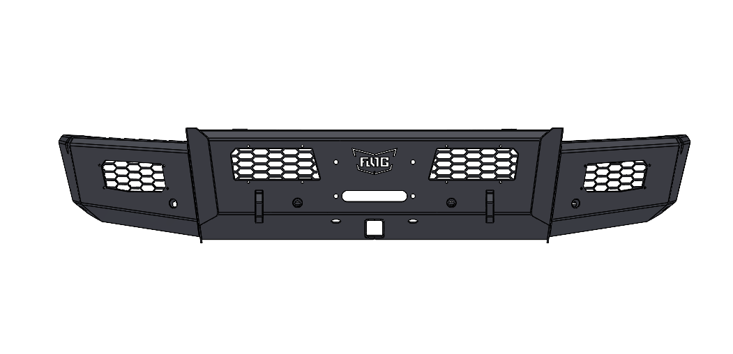 Frontier Series 2019+ Chevy 4500-5500 Front Bumper - Base Model