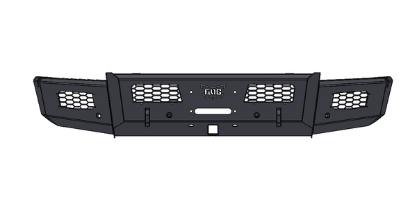 Frontier Series 2015-2019 Chevy 2500/3500 Front Bumper - Base Model