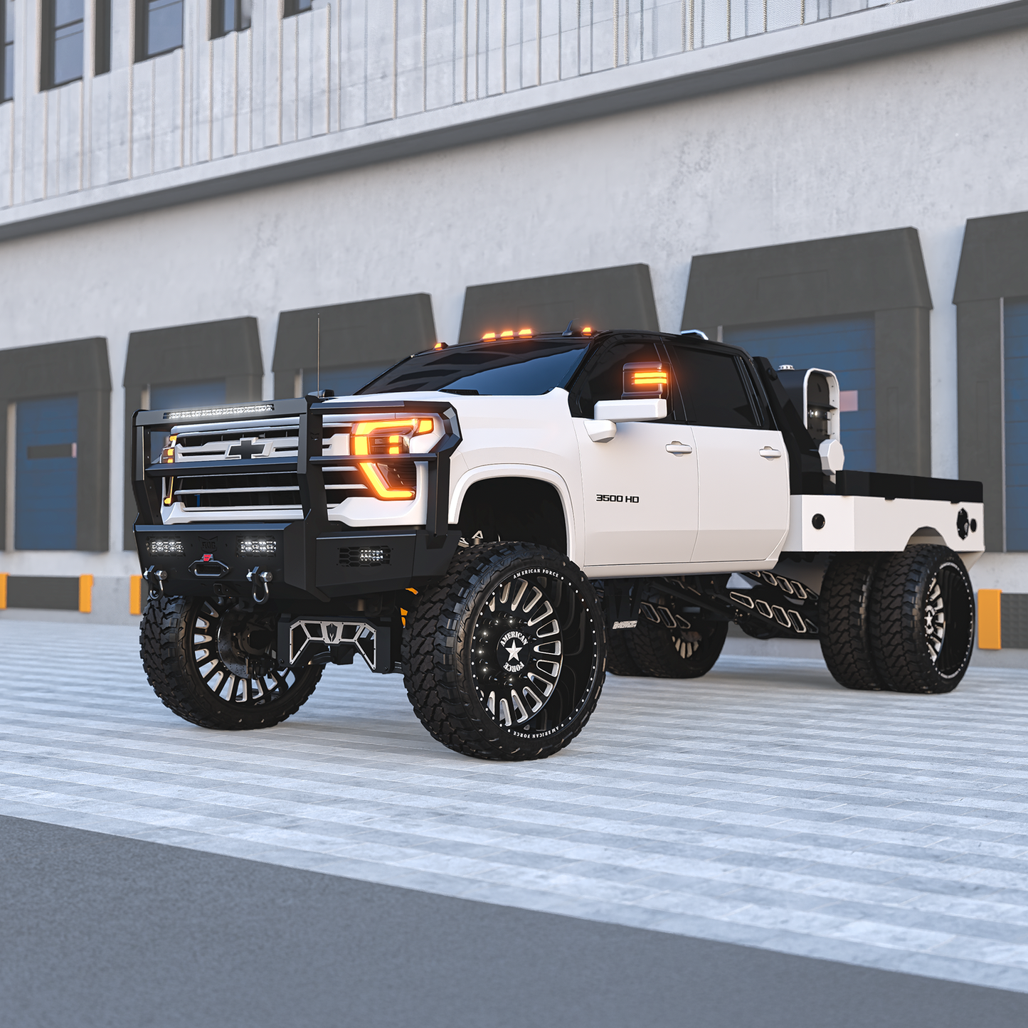 Frontier Series 2024+ Chevy 2500/3500 Front Bumper - Full Guard