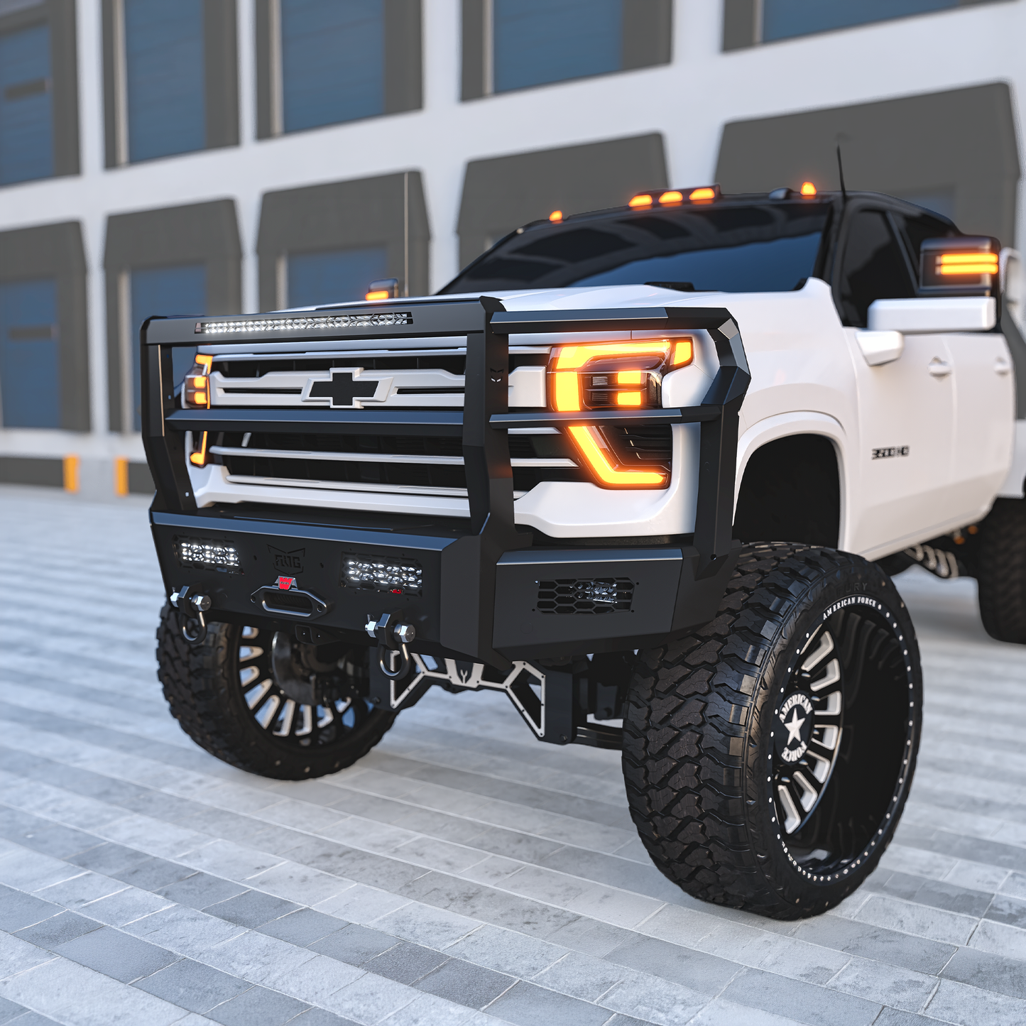 Frontier Series 2024+ Chevy 2500/3500 Front Bumper - Full Guard