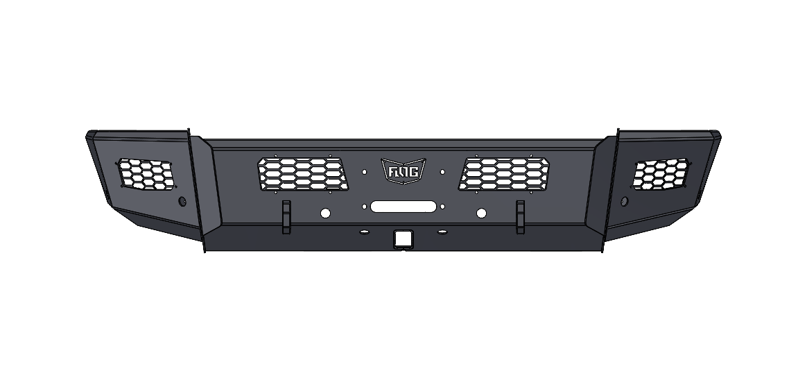 Frontier Series 2010-2018 Ram 2500/3500 Front Bumper - Base