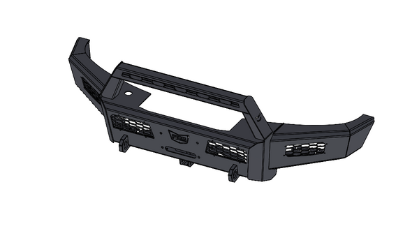 Frontier Series 2017-2019 Ford F250/F550 Front Bumper - Bull Bar Model