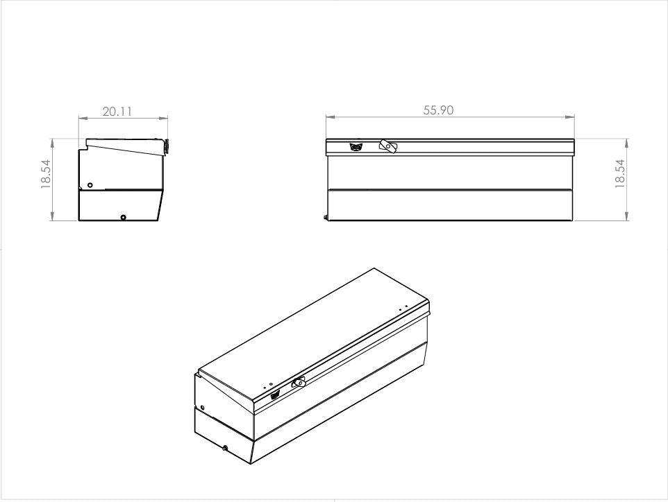 30 Gal. Single Cell Fuel Chest