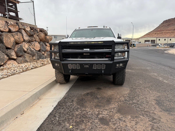 Frontier Series 2015-2019 Chevy 2500/3500 Front Bumper - Full Guard Model