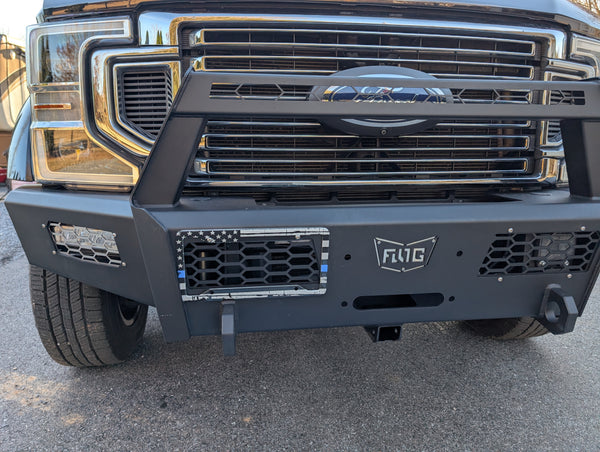 Frontier Series 2020-2022 Ford F250/F550 Front Bumper - Bull Bar Model