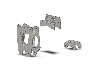 Dirt Demon 17-23 CAN-AM X3 Bulkhead Gusset Kit