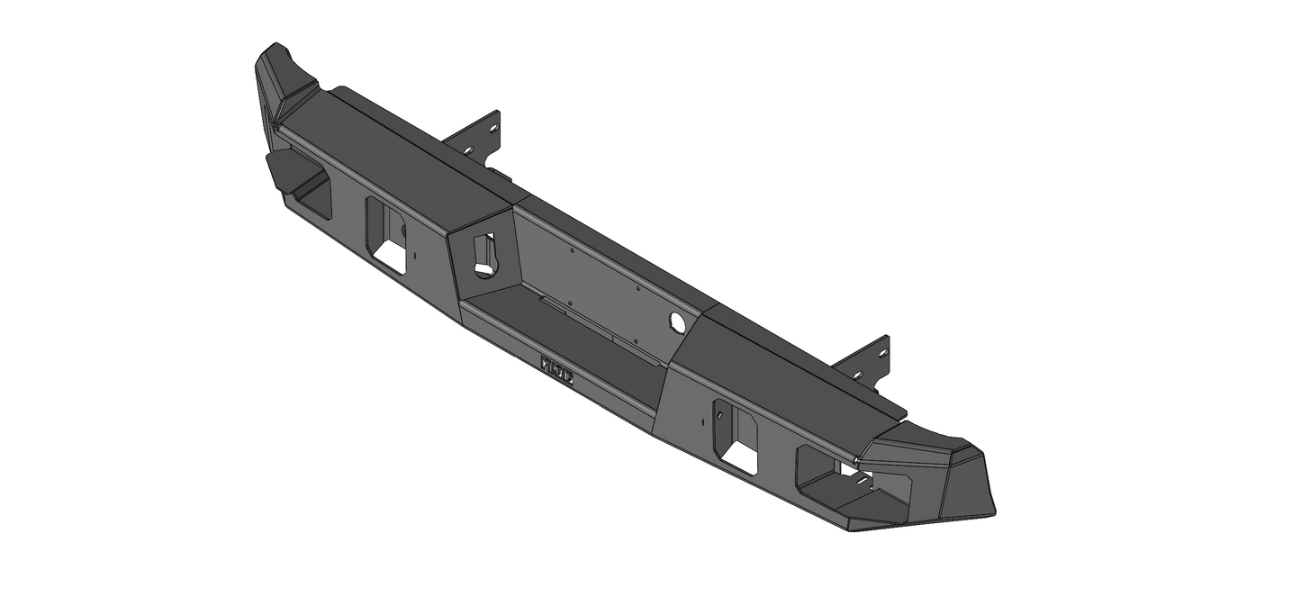 Steel Demon Series 2003-2007 Chevy 2500/3500 Rear Bumper