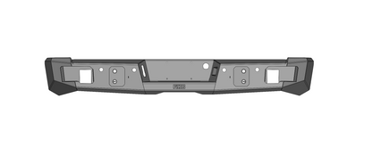 Steel Demon Series 2008-2010 Chevy 2500/3500 Rear Bumper