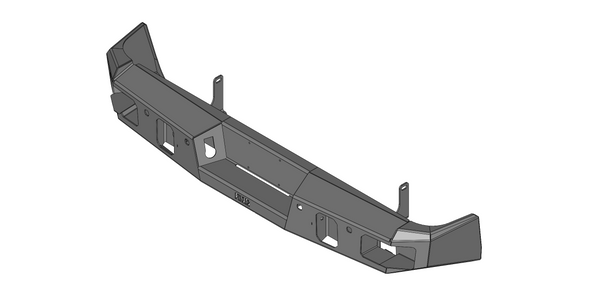 Steel Demon Series 2010-2018 Dodge 2500/3500 Rear Bumper