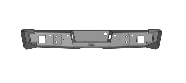 Steel Demon Series 2011-2014 GMC 2500/3500 Rear Bumper