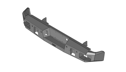 Steel Demon Series 2011-2014 GMC 2500/3500 Rear Bumper