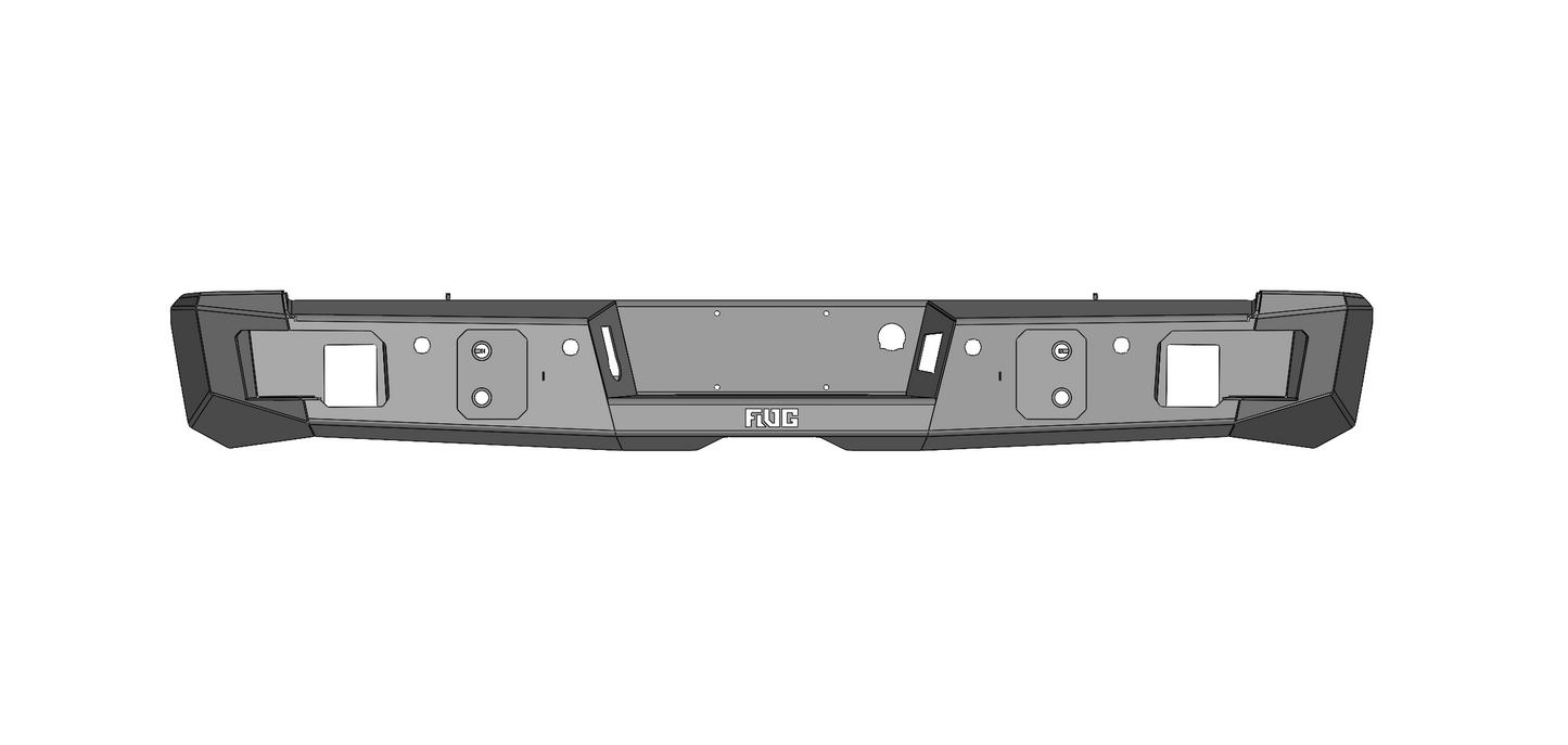 Steel Demon Series 2016-2018 GMC 1500 Rear Bumper