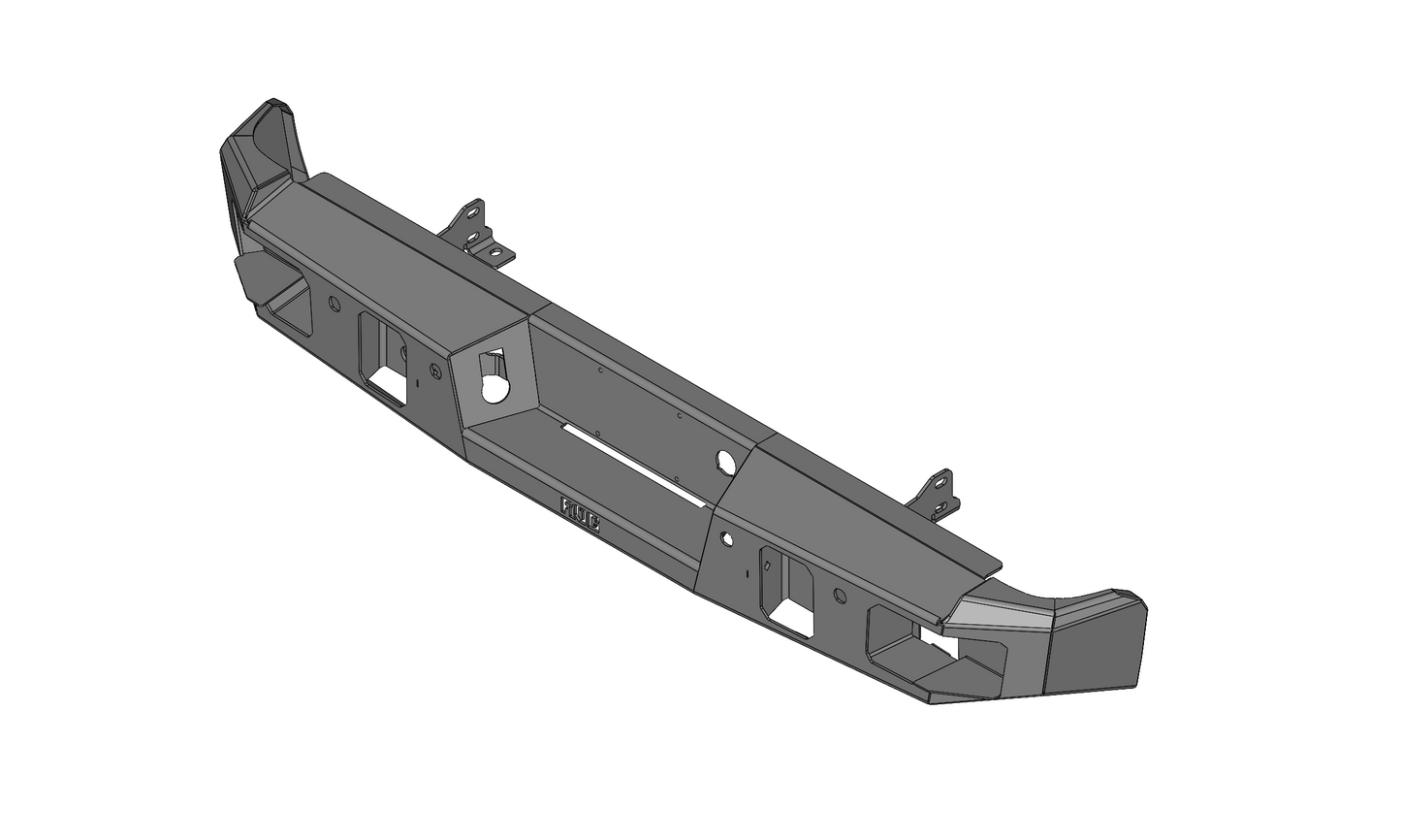 Steel Demon Series 2016-2018 GMC 1500 Rear Bumper