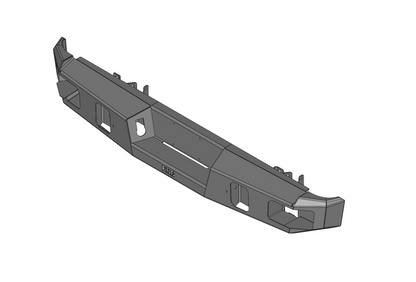 Steel Demon Series 2003-2005 Dodge 2500/3500 Rear Bumper