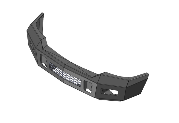 Steel Demon Series 03-07 GMC 2500/3500 Front Bumper