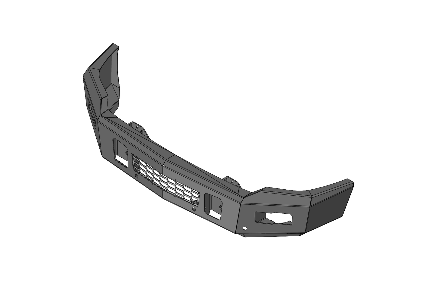 Steel Demon Series 14-15 Chevy 1500 Front Bumper
